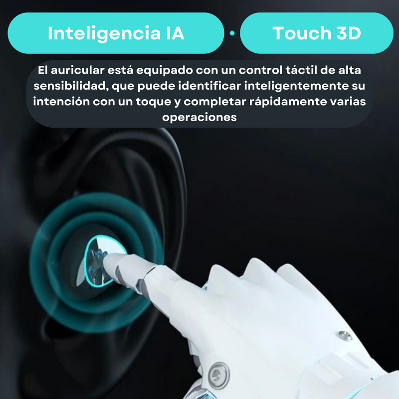 Audífonos Inalámbricos Touch con Micrófono y Sonido | MODELO M10 2024