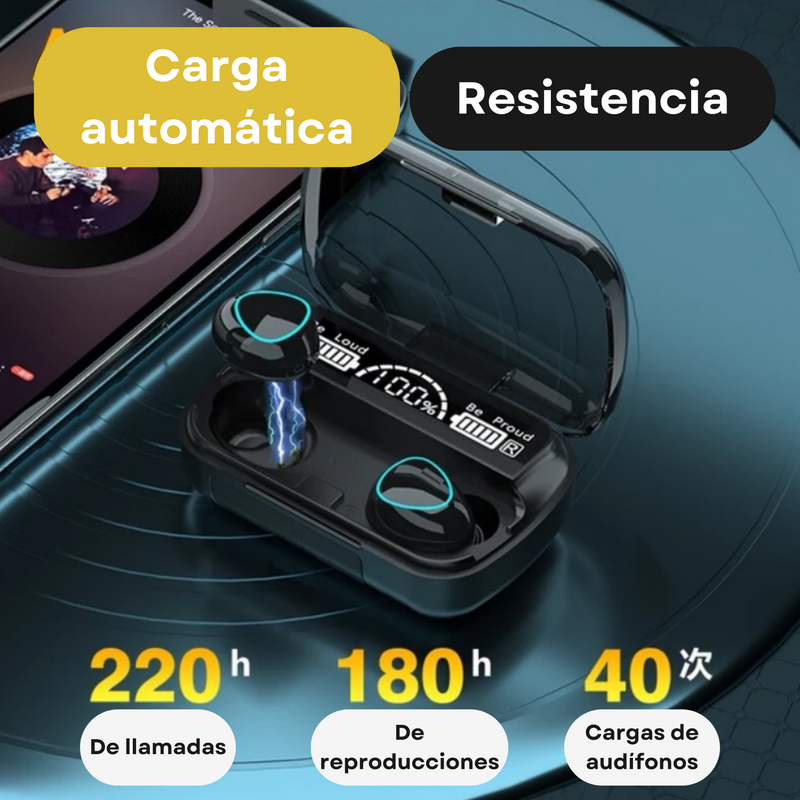 Audífonos Inalámbricos Touch con Micrófono y Sonido | MODELO M10 2024