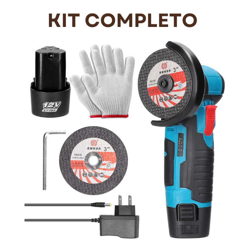 Kit Amoladora Esmeriladora Inalámbrica Angular 48v