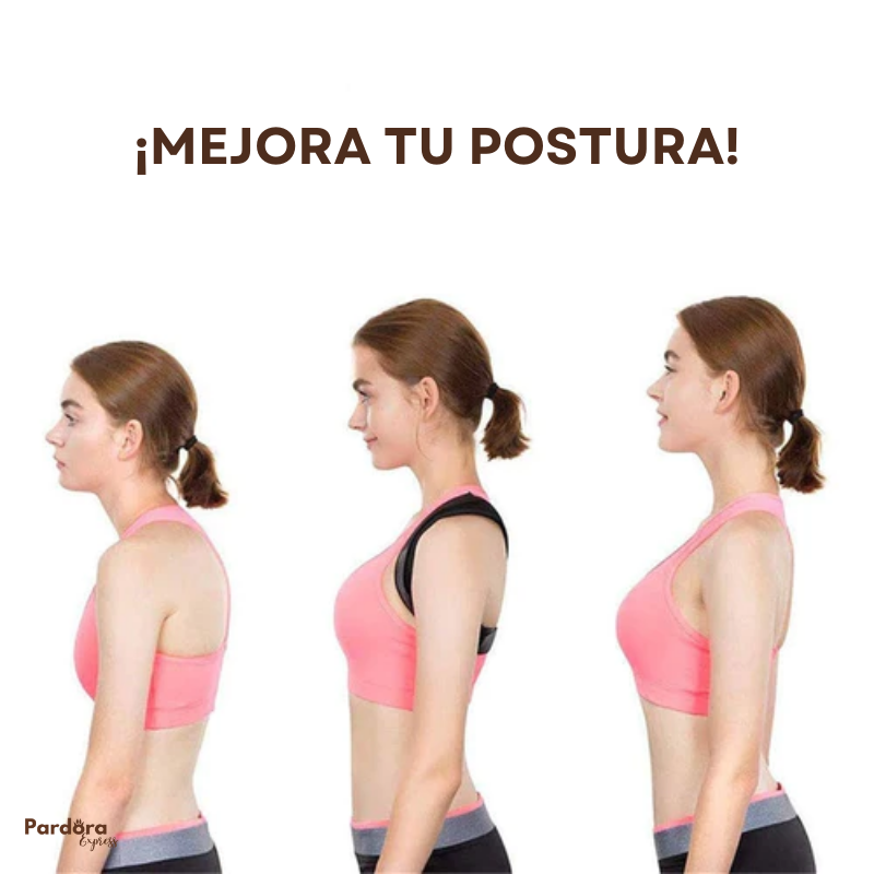 Corrector de Postura Talla única y adaptable - Solo hoy Envío Gratis + 2 Regalos Exclusivos